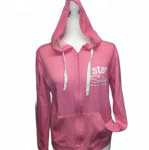 Stay salty zip up hoodie